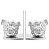 vidaXL Βιβλιοστάτες 2 pcs Ασημί 8 x 12 x 16.5 εκ. Αλουμίνιο