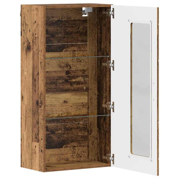 vidaXL Ντουλάπα τοίχου Παλαιό ξύλο 55 x 29 x 100 εκ Επεξεργασμένο ξύλο