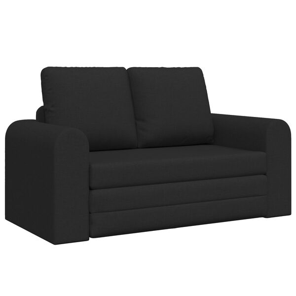 vidaXL Καναπές Κρεβάτι 2 σε 1 Μαύρος 148x71x83 εκ.
