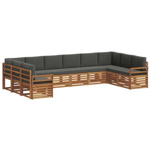 vidaXL &Sigma;&alpha;&lambda;&omicron;&nu;ά&kappa;&iota; &Gamma;&omega;&nu;&iota;&alpha;&kappa;&omicron;ύ &Kappa;&alpha;&nu;&alpha;&pi;έ &mu;&epsilon; &mu;&alpha;&xi;&iota;&lambda;ά&rho;&iota; 10 pcs &Phi;&upsilon;&sigma;&iota;&kappa;ό &kappa;&alpha;&iota; &Alpha;&nu;&theta;&rho;&alpha;&kappa;ί