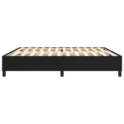 vidaXL Πλαίσιο Κρεβατιού Boxspring Μαύρο 200x200 εκ. Υφασμάτινο