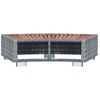 vidaXL Σκαλοπάτι για Σπα Γκρι 92 x 45 x 25 εκ. από Συνθετικό Ρατάν