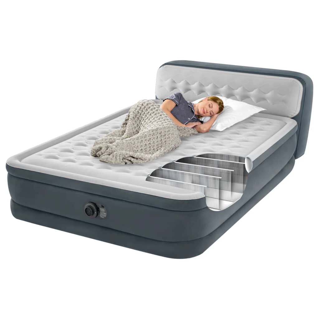 Intex Στρώμα Αέρα Dura-Beam Deluxe Ultra Plush Headboard Διπλό 86 εκ.