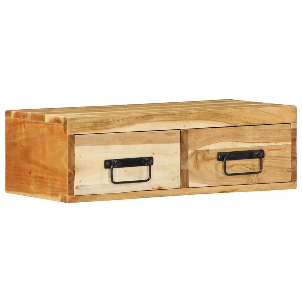 vidaXL Επίτοιχο ντουλάπι τηλεόρασης 60x30x19 cm Μασίφ ξύλο ακακίας