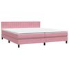 vidaXL &Kappa;&rho;&epsilon;&beta;ά&tau;&iota; Boxspring &mu;&epsilon; &Sigma;&tau;&rho;ώ&mu;&alpha; &Rho;&omicron;&zeta; 180x210 &epsilon;&kappa;. &Beta;&epsilon;&lambda;&omicron;ύ&delta;&iota;&nu;&omicron;