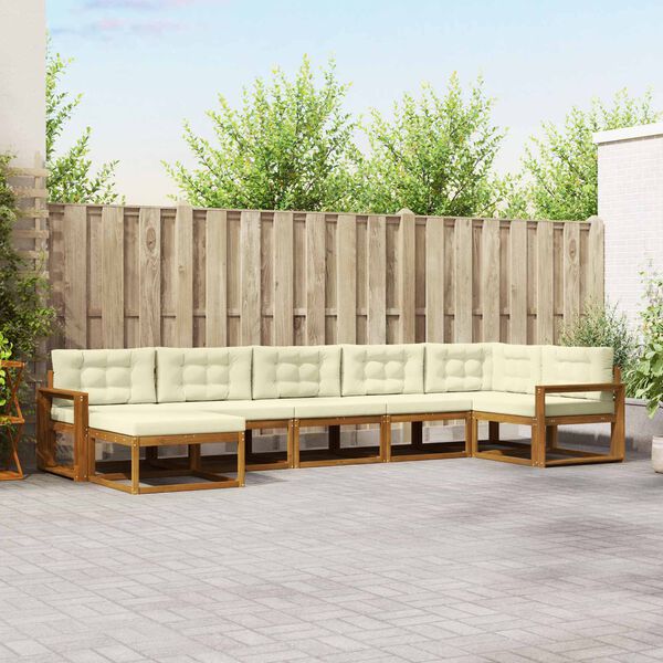 vidaXL &Sigma;&epsilon;&iota;&rho;ά &Kappa;&alpha;&nu;&alpha;&pi;έ &Epsilon;&xi;&omega;&tau;&epsilon;&rho;&iota;&kappa;&omicron;ύ &mu;&epsilon; &mu;&alpha;&xi;&iota;&lambda;ά&rho;&iota; 7 pcs &Phi;&upsilon;&sigma;&iota;&kappa;ό &kappa;&alpha;&iota; &Kappa;&rho;έ&mu;&alpha;