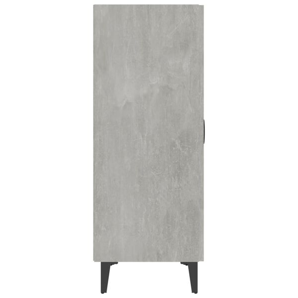 vidaXL Ντουλάπι Γκρι Σκυροδέματος 70 x 34 x 90εκ. Επεξεργασμένο Ξύλο