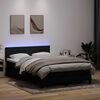 vidaXL &Kappa;&rho;&epsilon;&beta;ά&tau;&iota; Boxspring &mu;&epsilon; &Sigma;&tau;&rho;ώ&mu;&alpha; & LED &Mu;&alpha;ύ&rho;&omicron; 1140x210 &epsilon;&kappa;. &Beta;&epsilon;&lambda;&omicron;ύ&delta;&iota;&nu;&omicron;