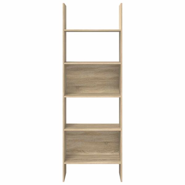 vidaXL Βιβλιοθήκη Χρώμα Sonoma Δρυς 60 x 35 x 180 εκ. από Επεξ. Ξύλο