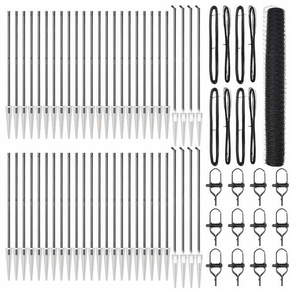 vidaXL &Sigma;&tau;ύ&lambda;&omicron;&sigmaf; &Pi;&epsilon;&rho;&iota;&phi;&rho;ά&xi;&epsilon;&omega;&nu; &Gamma;&kappa;&rho;&iota; 100 x 1,2 &mu; (36 mm &delta;ί&chi;&tau;&upsilon;)