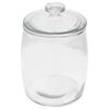 vidaXL Βάζα 2 τεμ. 2000 ml Γυάλινα με Καπάκι