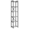 vidaXL &Rho;ά&phi;&iota; &Beta;&iota;&beta;&lambda;ί&omega;&nu; 40 x 30 x 189,5 &epsilon;&kappa; &Epsilon;&pi;&epsilon;&xi;&epsilon;&rho;&gamma;&alpha;&sigma;&mu;έ&nu;&omicron; &Xi;ύ&lambda;&omicron; &Gamma;&kappa;&rho;&iota; sonoma