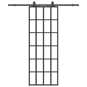 vidaXL &Sigma;&upsilon;&rho;ό&mu;&epsilon;&nu;&eta; &Pi;ό&rho;&tau;&alpha; &mu;&epsilon; &Mu;&eta;&chi;&alpha;&nu;&iota;&sigma;&mu;ό &Mu;&alpha;ύ&rho;&omicron; 76x205 &epsilon;&kappa;. &Gamma;&upsilon;&alpha;&lambda;ί ESG