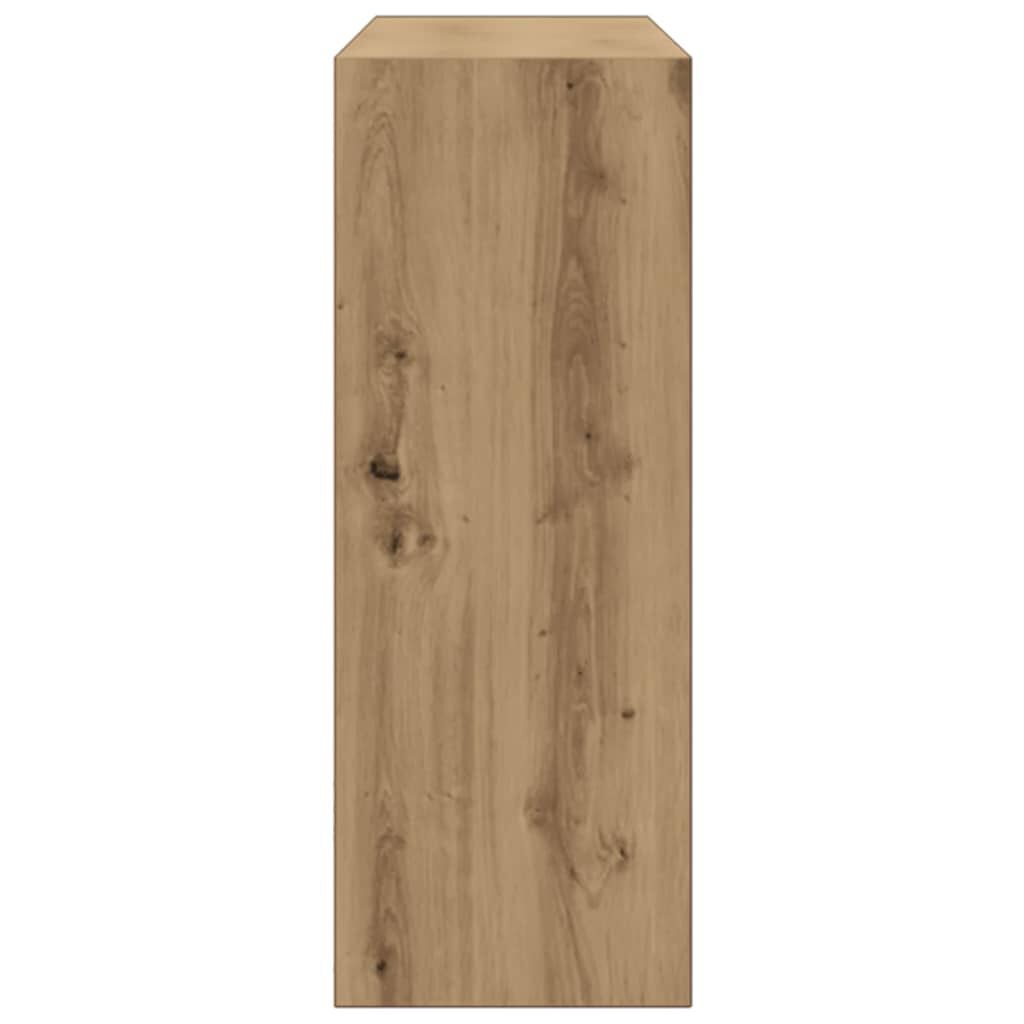 vidaXL Τραπέζι Κονσόλα Αρτισιανή Δρυς 78x30x80 εκ Επεξεργασμένο Ξύλο