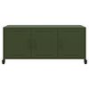 vidaXL Έπιπλο Τηλεόρασης Πράσινο Λαδί 100,5x39x43,5 εκ. από Ατσάλι