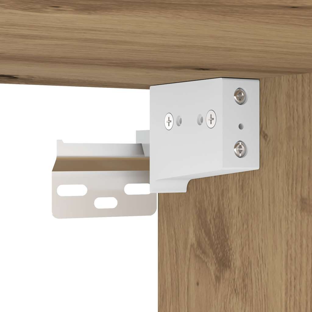 vidaXL Καθρέφτης Ντουλάπι Αρτισιανή Δρυς 60x12x45 εκ. Επεξ. Ξύλο