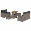 vidaXL &Sigma;&epsilon;&tau; &Kappa;&alpha;&nu;&alpha;&pi;έ &Kappa;ή&pi;&omicron;&upsilon; &mu;&epsilon; &mu;&alpha;&xi;&iota;&lambda;ά&rho;&iota; 8 pcs &Gamma;&kappa;&rho;&iota; &sigma;&upsilon;&nu;&theta;&epsilon;&tau;&iota;&kappa;ό &rho;&alpha;&tau;ά&nu;