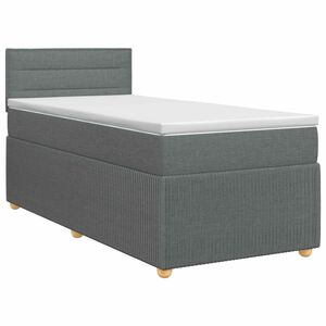 vidaXL &Kappa;&rho;&epsilon;&beta;ά&tau;&iota; box spring &mu;&epsilon; &sigma;&tau;&rho;ώ&mu;&alpha; &Sigma;&kappa;&omicron;ύ&rho;&omicron; &Gamma;&kappa;&rho;&iota; 80 x 200 cm Ύ&phi;&alpha;&sigma;&mu;&alpha;