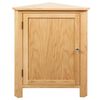 vidaXL Ντουλάπι Γωνιακό 59 x 45 x 80 εκ. από Μασίφ Ξύλο Δρυός