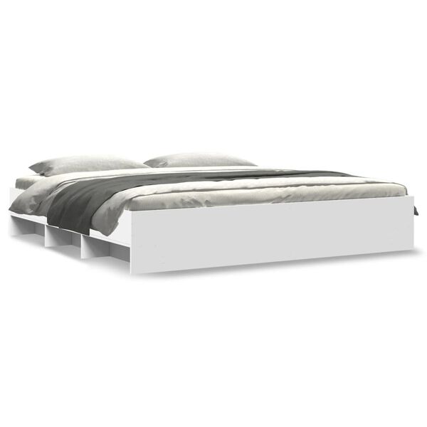 vidaXL Πλαίσιο κρεβατιού χωρίς στρώμα 180x200 εκ. Επεξεργασμένο Ξύλο