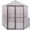vidaXL Θερμοκήπιο 240 x 211 x 232 εκ. Αλουμινίου