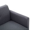 vidaXL Καναπές Διθέσιος Σκ. Γκρι 115x60x67 εκ. Υφασμάτινη Ταπετσαρία