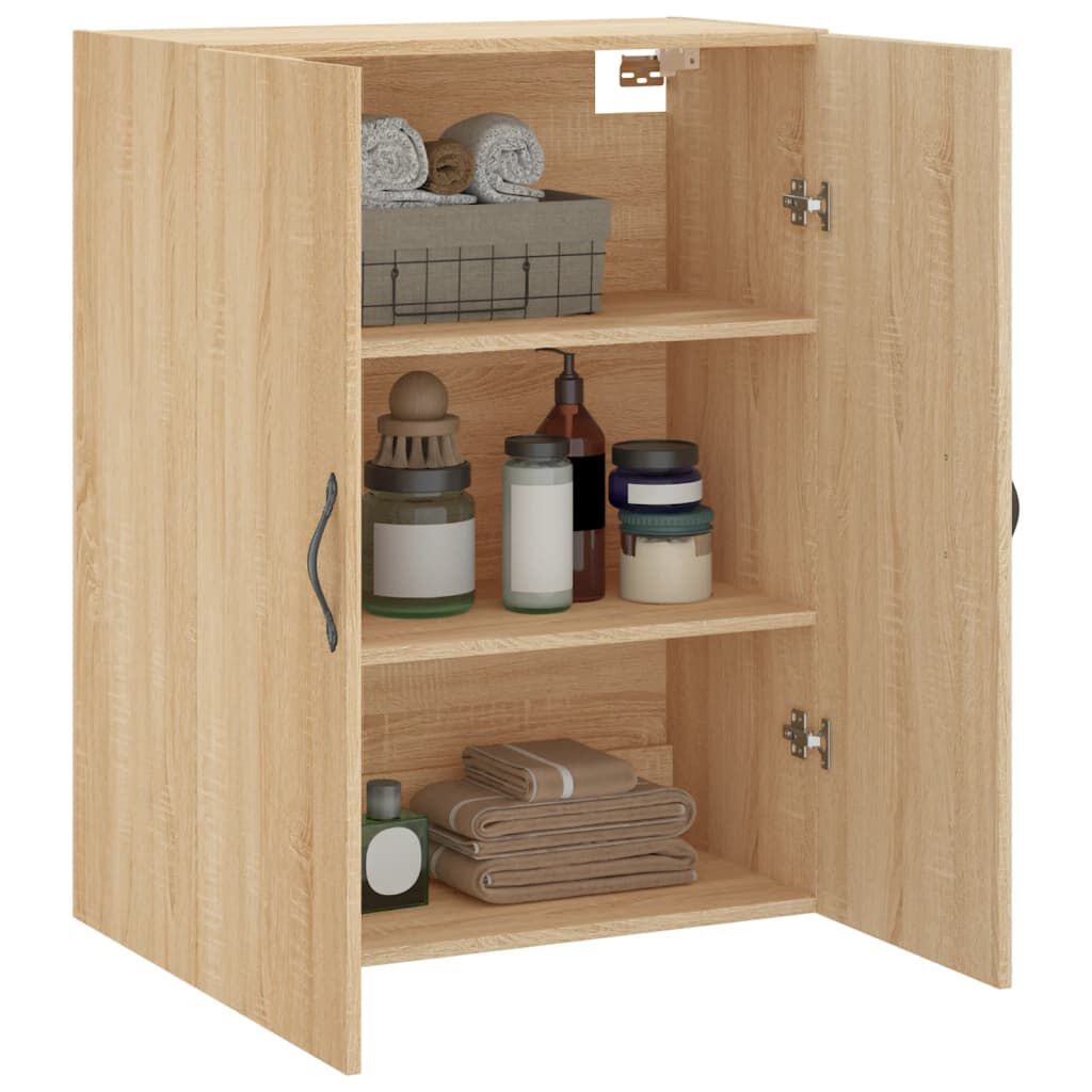 vidaXL Ντουλάπι Επιτοίχιο Sonoma Δρυς 69,5 x 34 x 90 εκ. Επεξεργ. Ξύλο