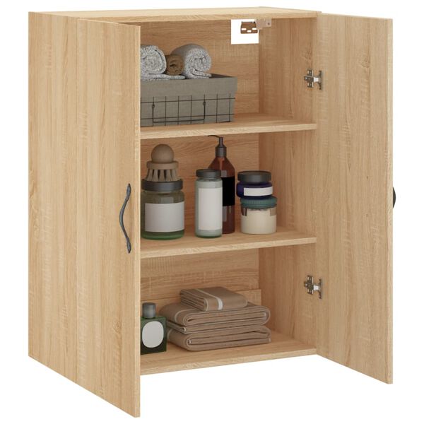 vidaXL Ντουλάπι Επιτοίχιο Sonoma Δρυς 69,5 x 34 x 90 εκ. Επεξεργ. Ξύλο