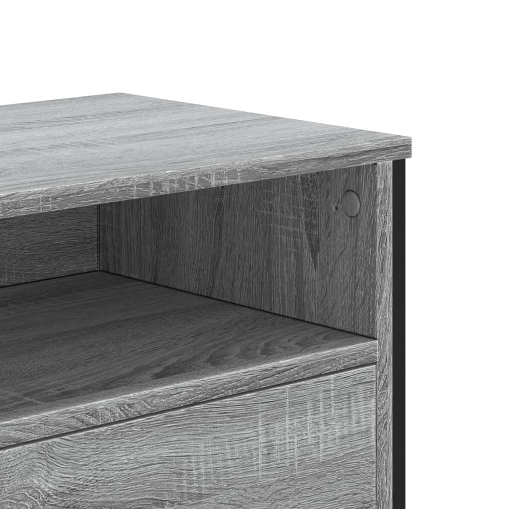 vidaXL Έπιπλο Τηλεόρασης Γκρι Sonoma 122x34x41 εκ. από Επεξεργ. Ξύλο