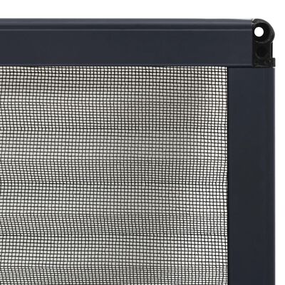 vidaXL Σήτα Παραθύρου Πλισέ Ανθρακί 80 x 120 εκ. από Αλουμίνιο
