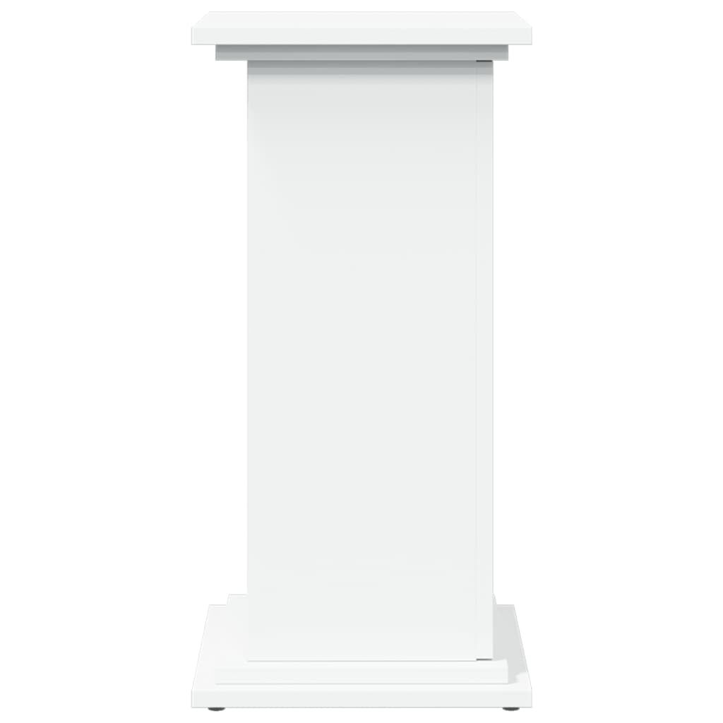 vidaXL Βάση Οθόνης με Αποθ. Λευκή 31x30x60 εκ. Επεξεργασμένο Ξύλο