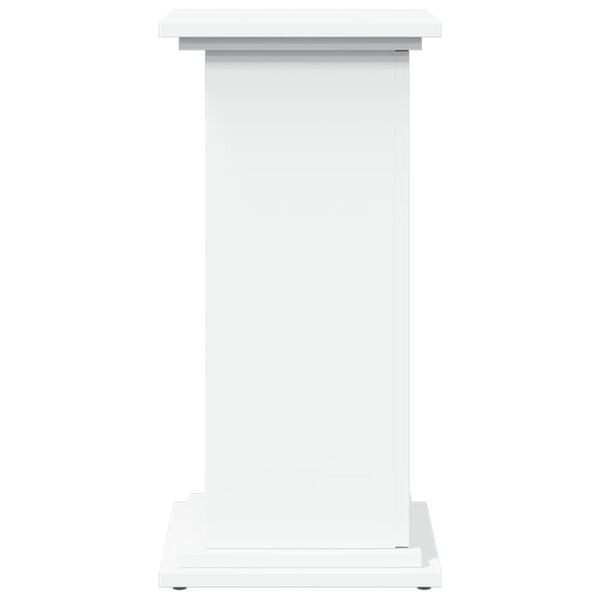 vidaXL Βάση Οθόνης με Αποθ. Λευκή 31x30x60 εκ. Επεξεργασμένο Ξύλο