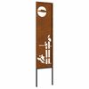 vidaXL Οθόνη Ιδιωτικότητας Κήπου Σκ rusty 32 χ 140 εκ