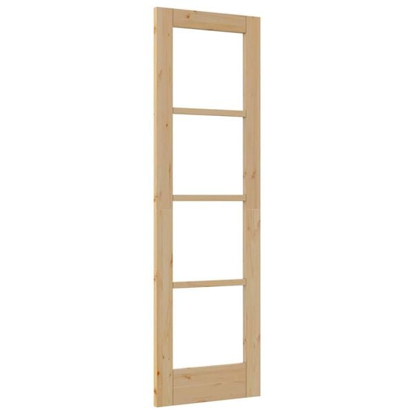 vidaXL Εσωτερική Πόρτα με Γυαλί ORKDAL Καφέ 61 x 198.5 εκ.