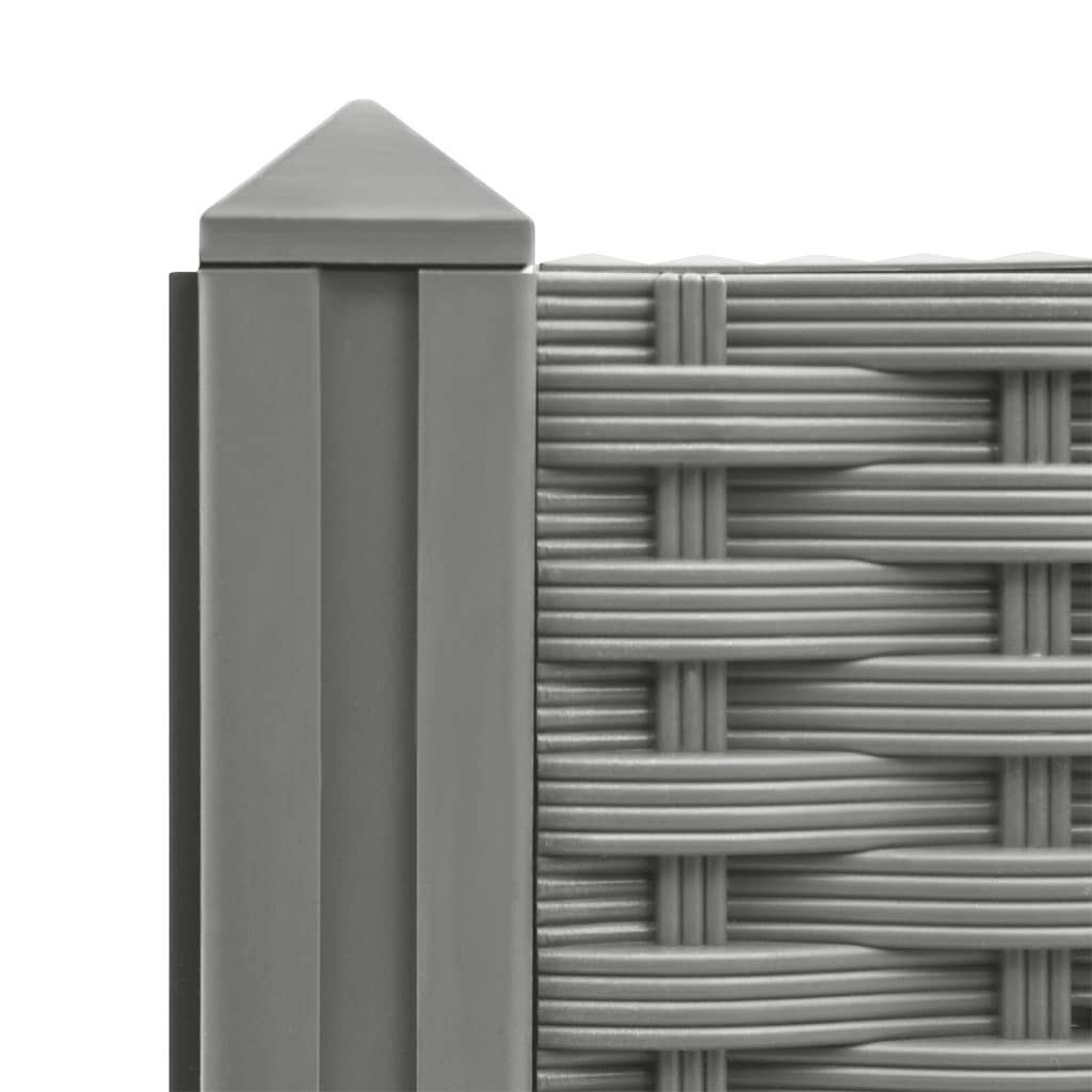 vidaXL Ζαρντινιέρα 80 x 80 x 38 εκ. από Πολυπροπυλένιο