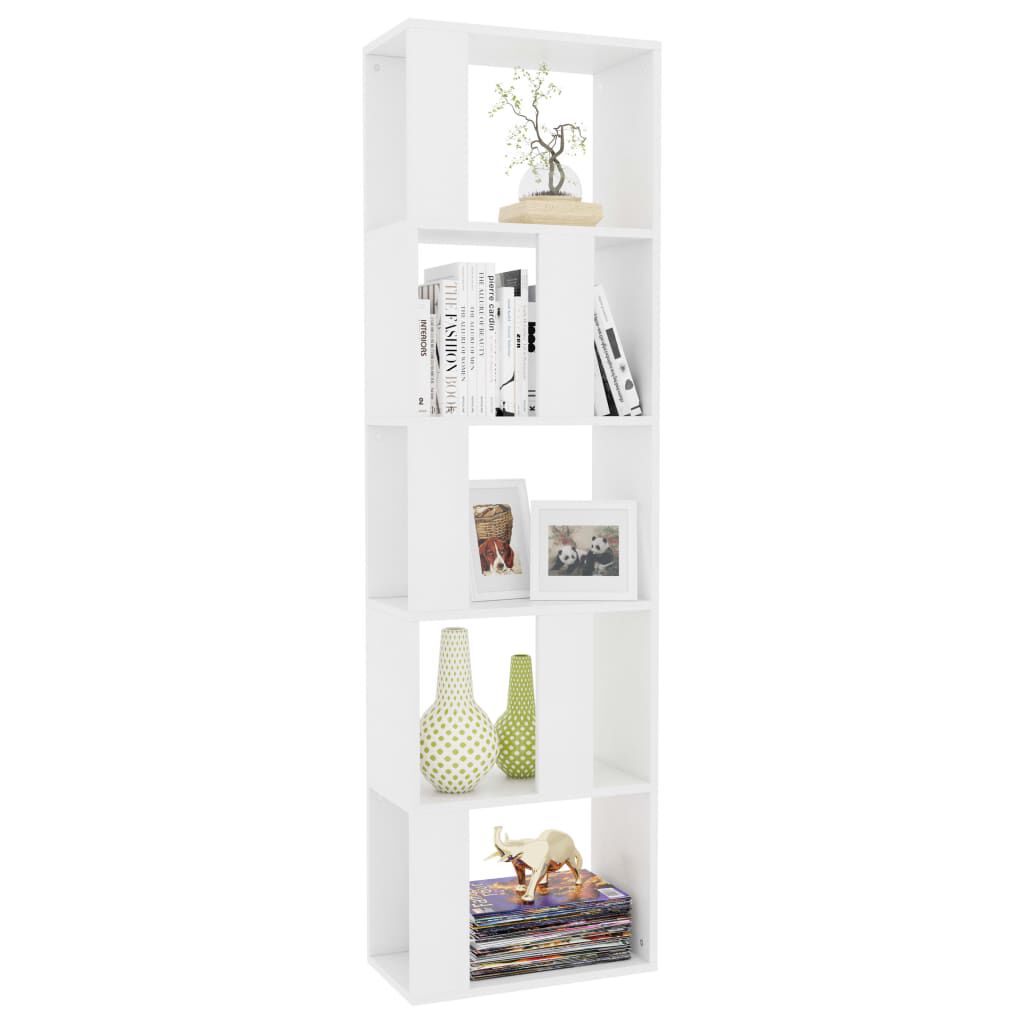 vidaXL Βιβλιοθήκη/Διαχωριστικό Χώρου Λευκό 45x24x159 εκ. Επεξ. Ξύλο