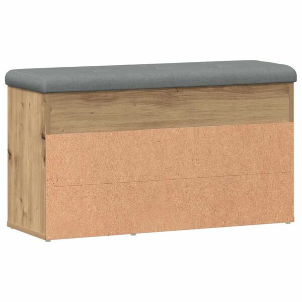 Πάγκος παπουτσιών vidaXL Artisan Oak 82x32x45,5 cm Κατασκευασμένο ξύλο