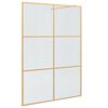 vidaXL &Tau;&omicron;ί&chi;&omicron;&sigmaf; &Nu;&tau;&omicron;&upsilon;&sigmaf; Walk-in &Chi;&rho;&upsilon;&sigma;ό 140 x 195 cm &sigma;&kappa;&lambda;&eta;&rho;&upsilon;&mu;έ&nu;&omicron; &gamma;&upsilon;&alpha;&lambda;ί