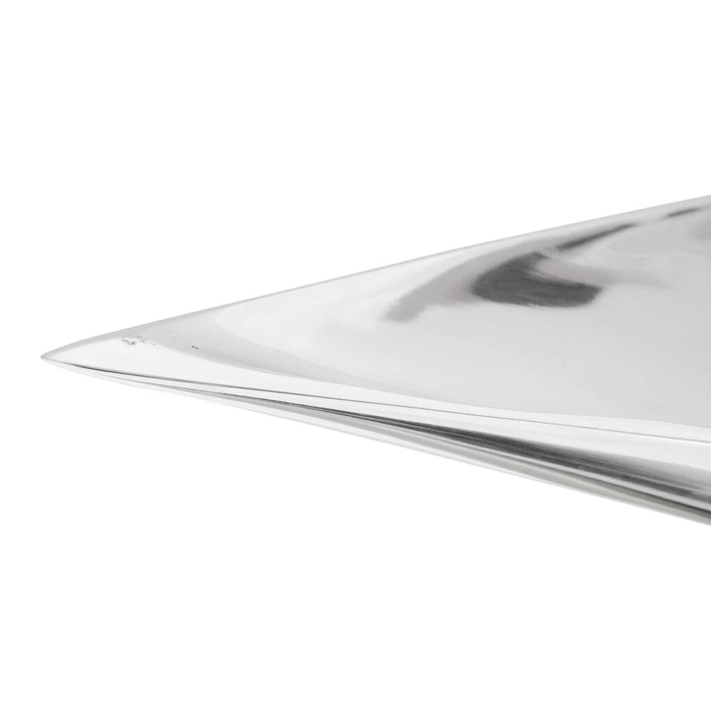 vidaXL Καλάθι φρούτων Ασημί 60x15x8 εκ. Αλουμίνιο