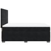 vidaXL Κρεβάτι Boxspring με Στρώμα Μαύρο 140x190 εκ. Βελούδινο