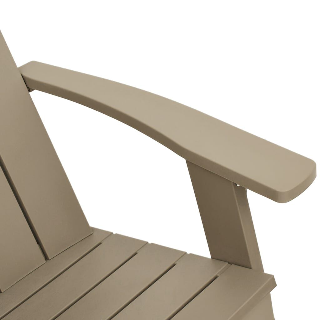 vidaXL Καρέκλα Κήπου Adirondack Αν. Καφέ 75x88,5x89,5 εκ. Πολυπρ/λένιο