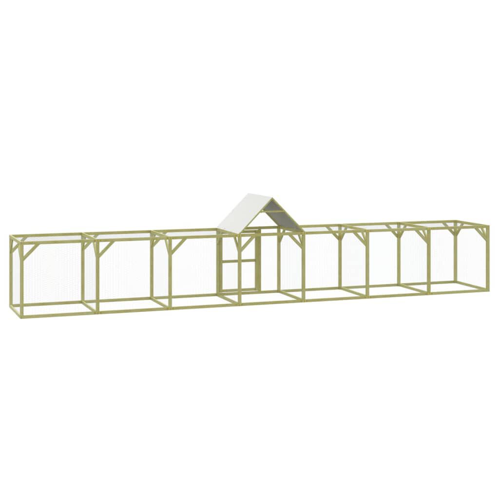 vidaXL Κοτέτσι 700x100x150 εκ. από Μασίφ Εμποτισμένο Ξύλο Πεύκου