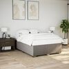 vidaXL &Kappa;&rho;&epsilon;&beta;ά&tau;&iota; Boxspring &mu;&epsilon; &Sigma;&tau;&rho;ώ&mu;&alpha; Taupe 160x200 &epsilon;&kappa;. &Upsilon;&phi;&alpha;&sigma;&mu;ά&tau;&iota;&nu;&omicron;