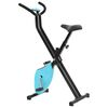 vidaXL Ποδήλατο Γυμναστικής X-Bike με Αντίσταση Ιμάντα Μπλε