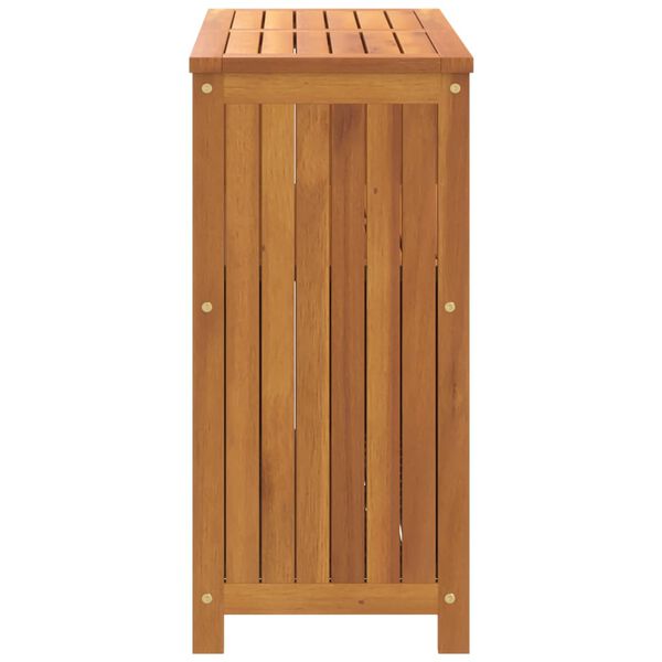 vidaXL Τραπέζι Κονσόλα Κήπου 80x35x75 εκ. από Μασίφ Ξύλο Ακακίας