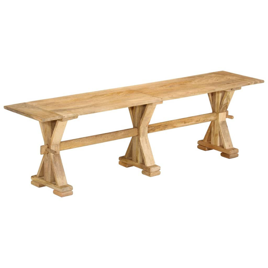 vidaXL Πάγκος 160 x 35 x 45 εκ. από Μασίφ Ξύλο Μάνγκο