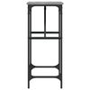 vidaXL Τραπέζι Κονσόλα Γκρι Sonoma 75x32x75 εκ. Επεξεργασμένο Ξύλο