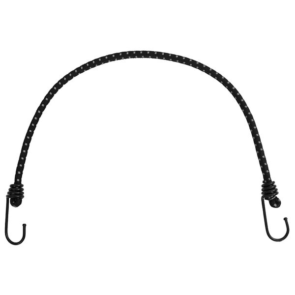 vidaXL Κορδόνια Ελαστικά Bungee με Γάντζο/Ανακλ. Ταινίες 50 τεμ 59 εκ.