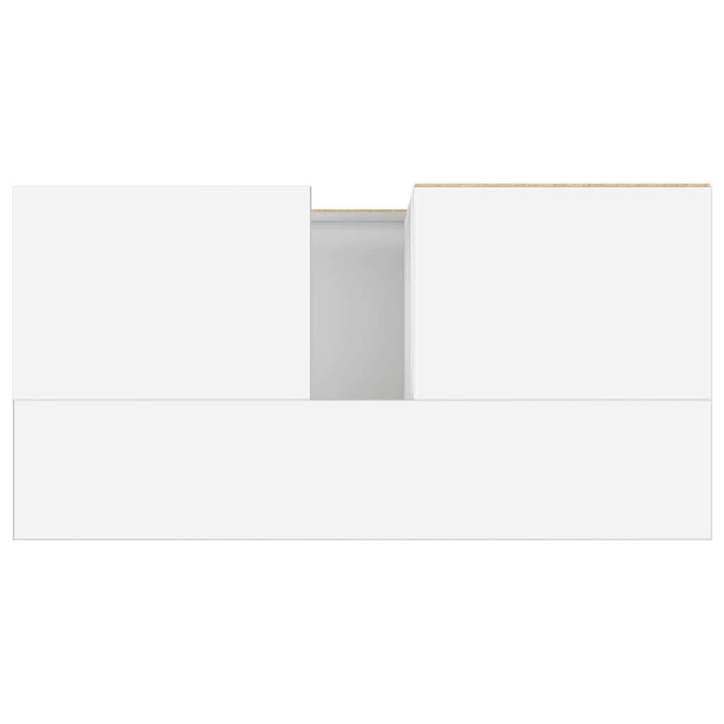 vidaXL Ντουλάπι Μπάνιου Λευκό 65 x 33 x 60 εκ. από Επεξεργασμένο Ξύλο