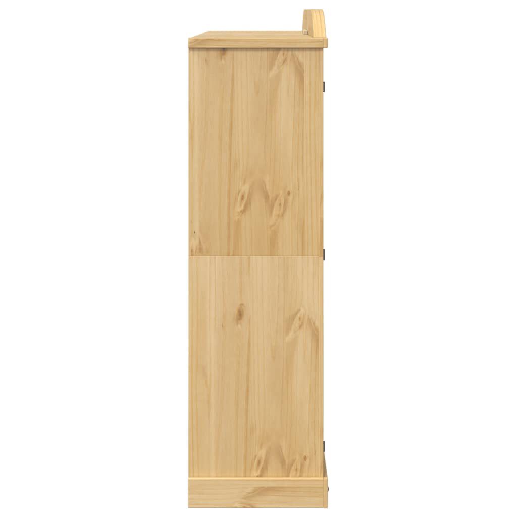 vidaXL Ντουλάπα Corona 194x52x186 εκ. από Μασίφ Ξύλο Πεύκου